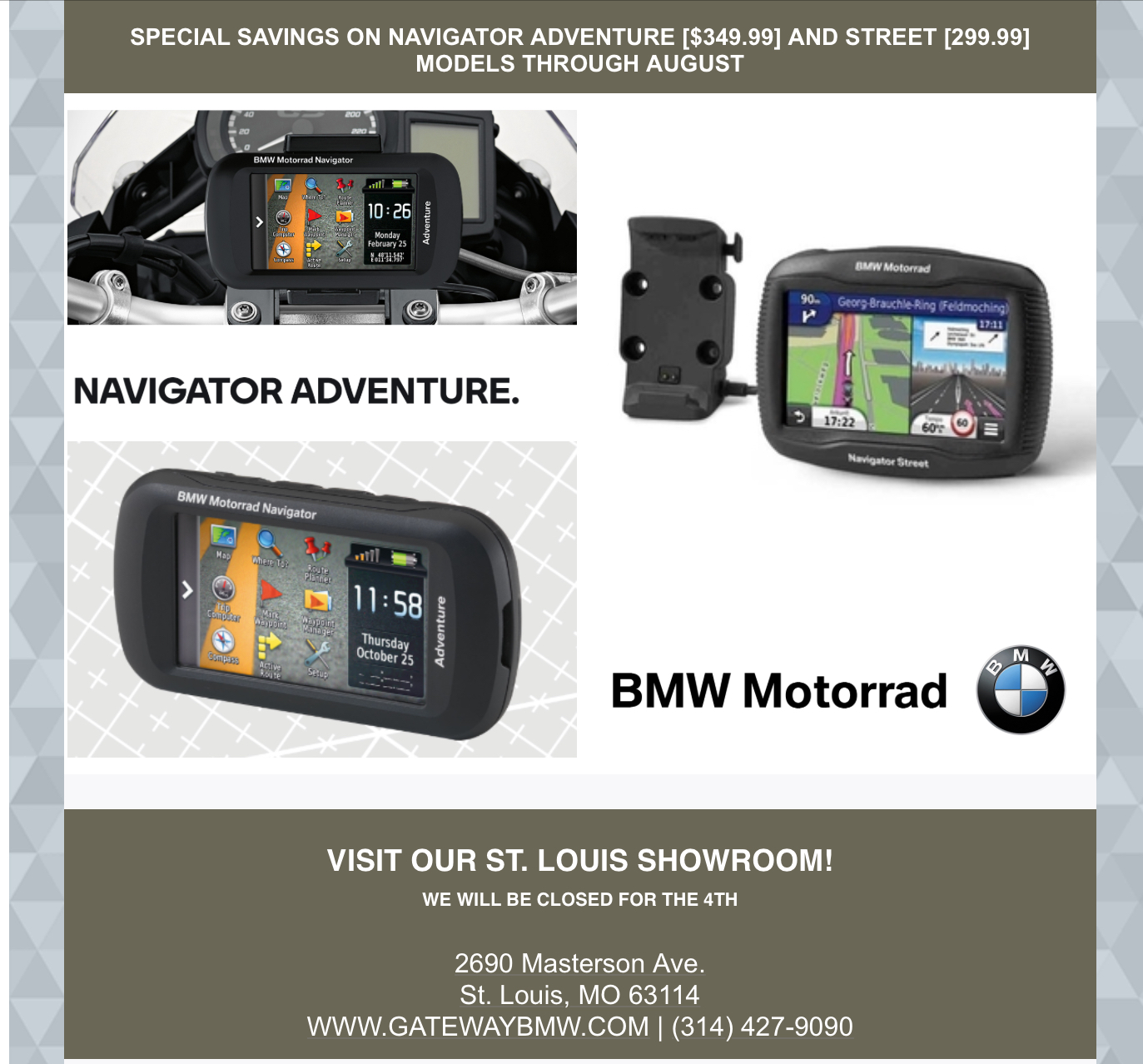 BMW Street and Adventure Navigator
