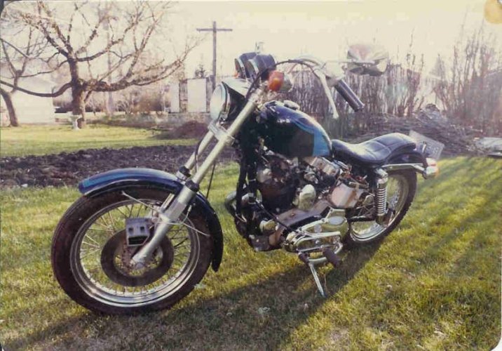 Small 75 Harley Sportster XLH taken 1981.jpg