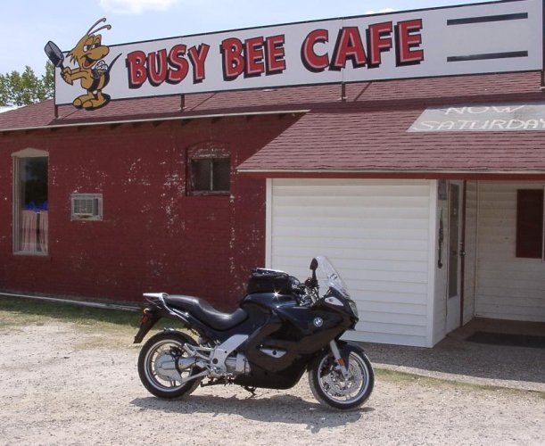 Black Beauty At The Busy Bee Cafe.JPG