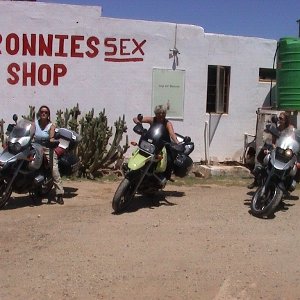 Ronnis Sexshop in the Caroo desert, South Africa, 2004