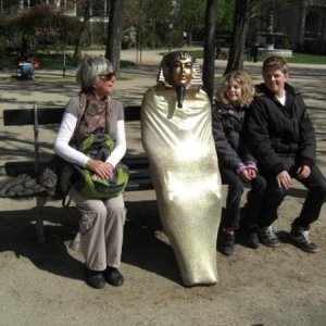 Tut Ench Amun at the Champs Elysées